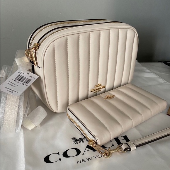 Coach Jes quilted crossbody bag with matching wallet - Picture 3 of 7